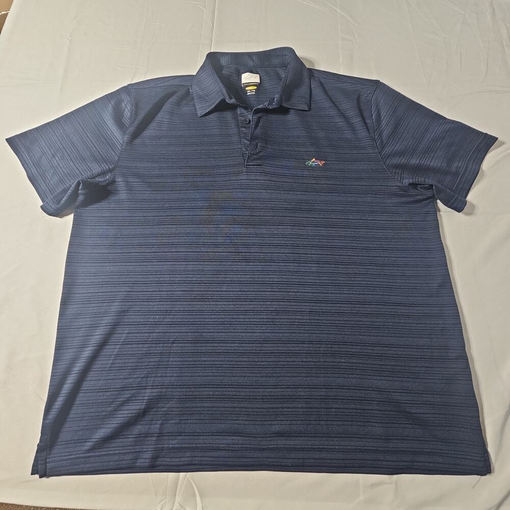 Greg Norman Mens Play Dry Golf Polo Shirt Size XXL Dark Blue